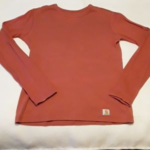 Carhartt Long Sleeve Terra Cotta Shirt Small